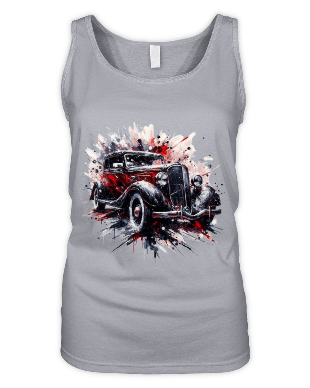 Classic Old Car Organic Women's Tank Top