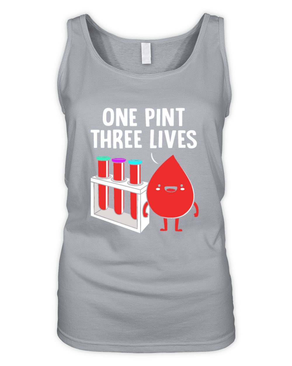 One Pint Three Lives Blood Donor Awareness Organic Women's Tank Top