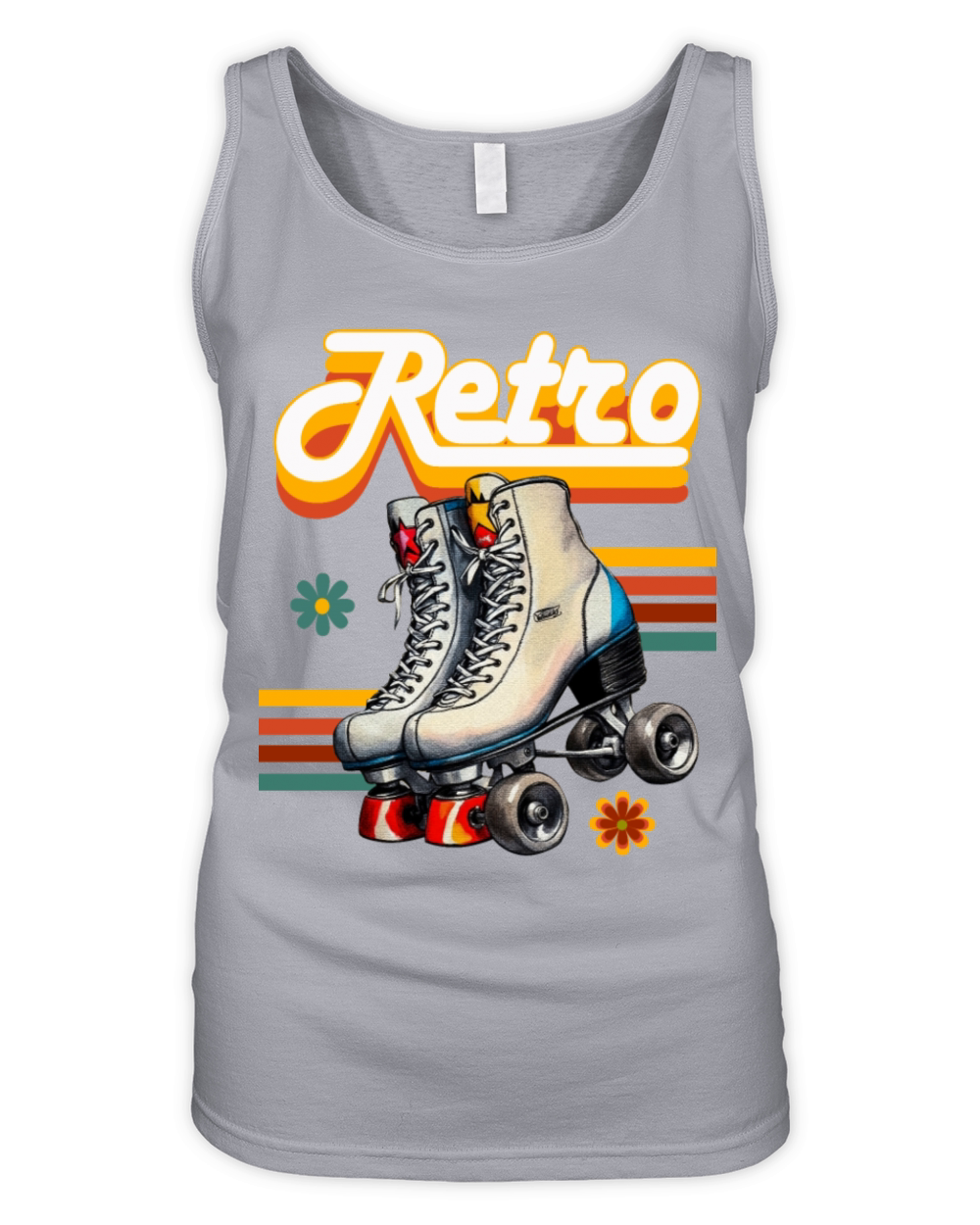 RETRO ROLLER Organic Women's Tank Top