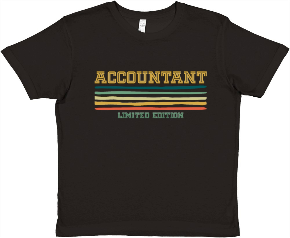 Accountant Limited Edition Retro Vintage Premium Kids Crewneck T-shirt
