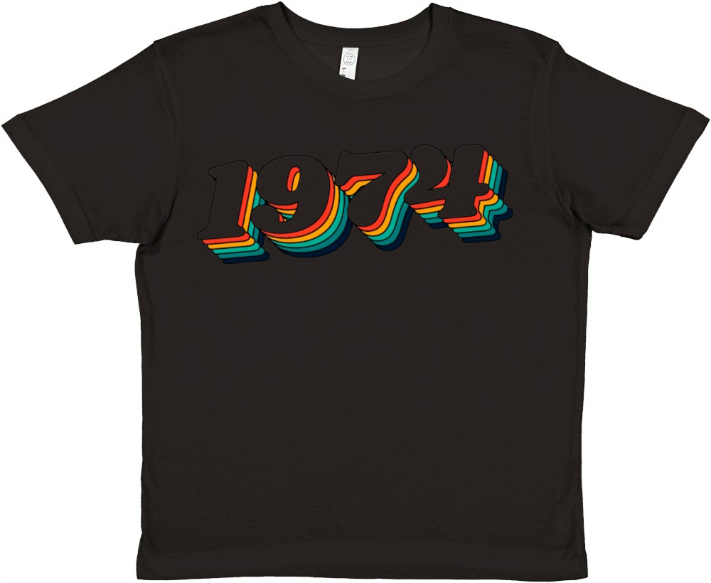 Retro 1974 Premium Kids Crewneck T-shirt