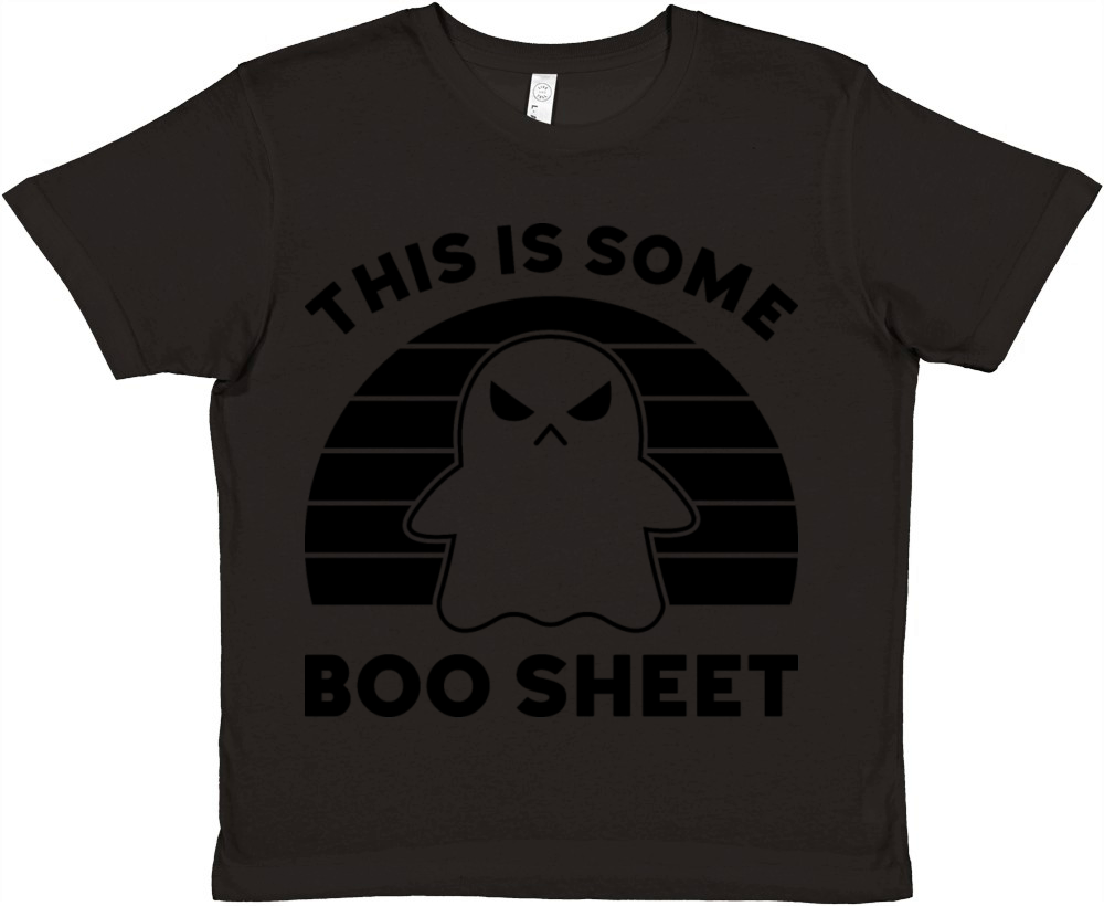 This Is Some Boo Sheet Funny Halloween Premium Kids Crewneck T-shirt