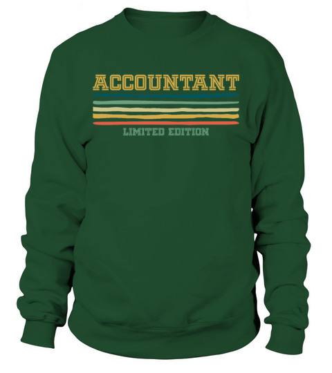 Accountant Limited Edition Retro Vintage Sweatshirt Unisex