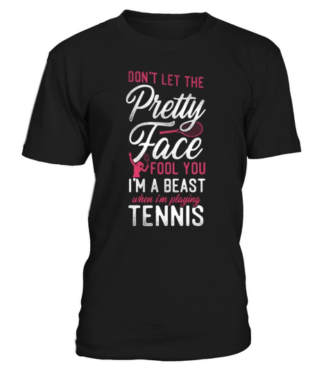 Funny Tennis Player Racket Girl T-Shirt Unisex