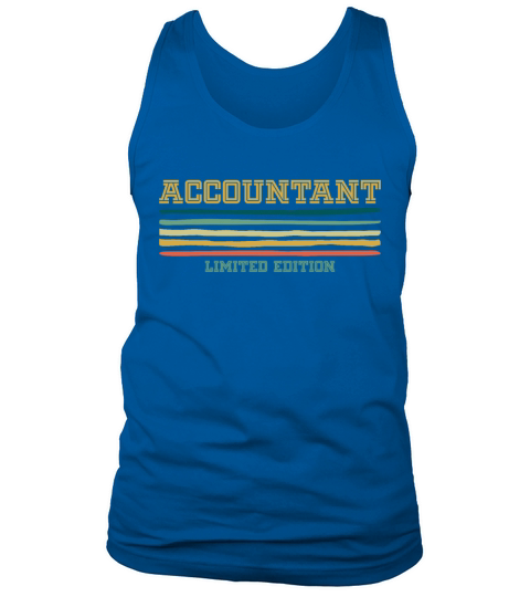 Accountant Limited Edition Retro Vintage Tank Top Unisex