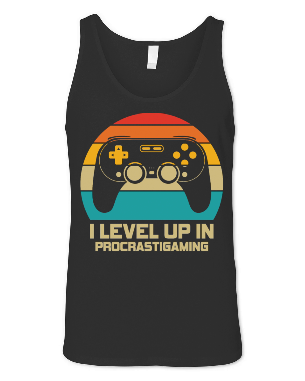 Gamer Level Up In Procrastigaming Gaming Unisex Jersey Tank
