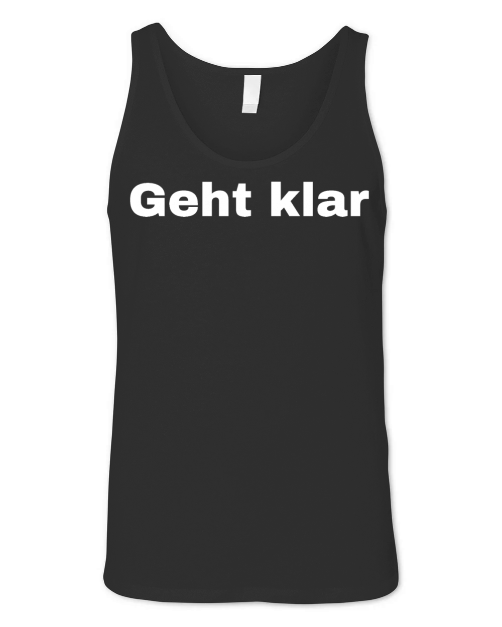 Geht klar All Good Unisex Jersey Tank