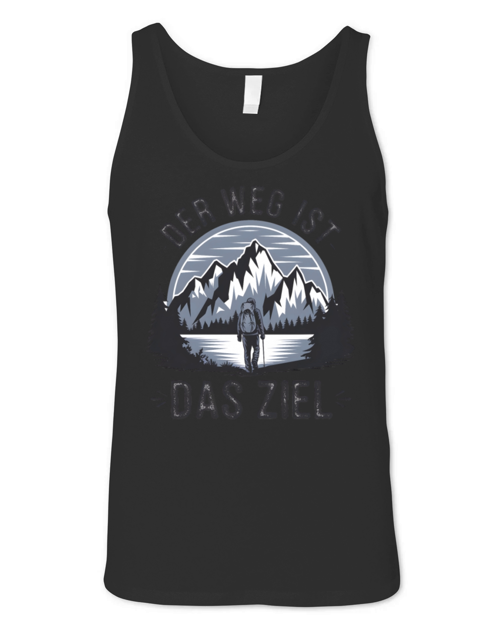 quotes Der Weg ist das Ziel Unisex Jersey Tank