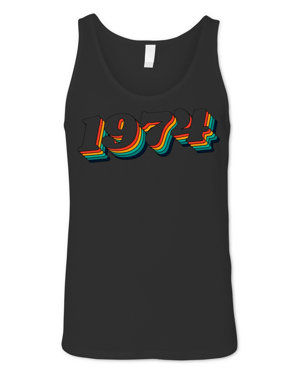 Retro 1974 Unisex Jersey Tank