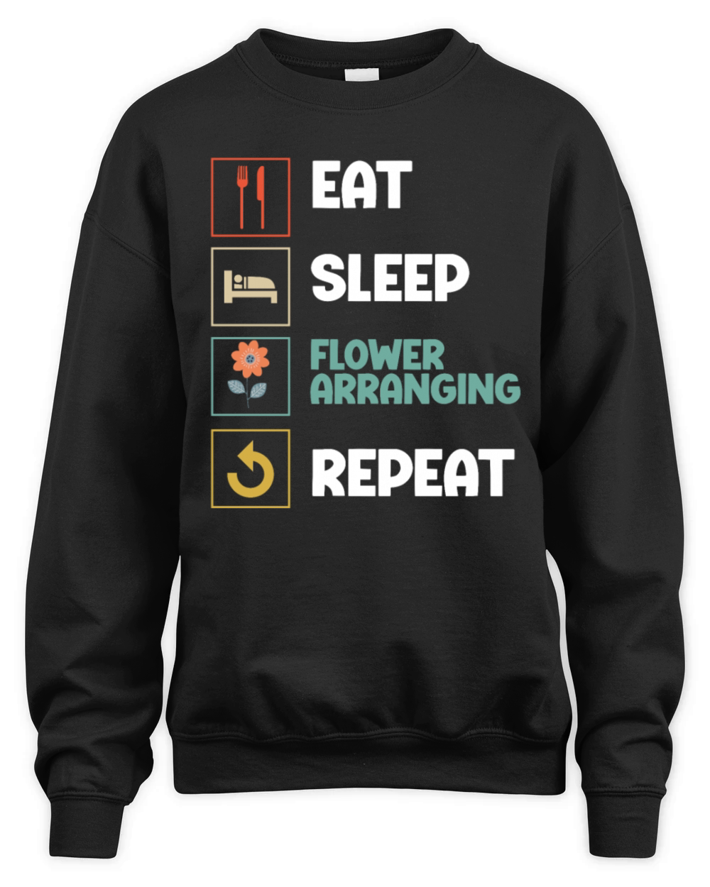Florist Floral Flower Floristry Unisex Premium Crewneck Sweatshirt