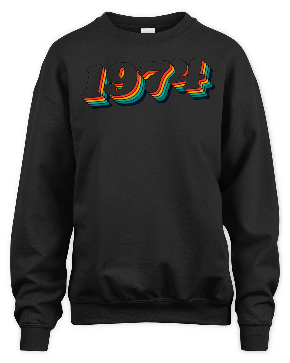 Retro 1974 Unisex Premium Crewneck Sweatshirt