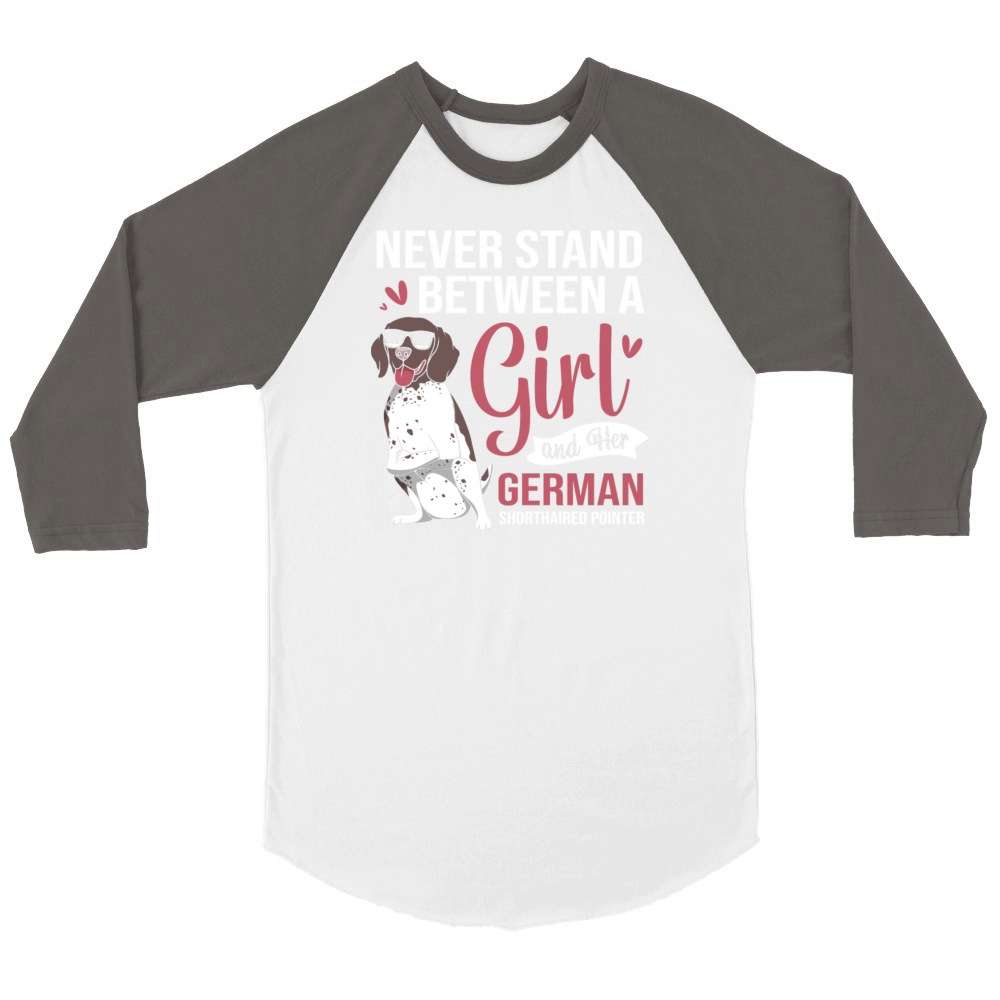 GSP Dog Humor German Shorthaired Pointer For Women Unisex ¾ sleeve Raglan T-shirt