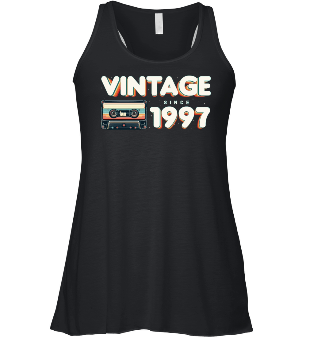 Retro Vintage 1997 Nostalgic Birthday Men Women Women's Flowy Tank Top