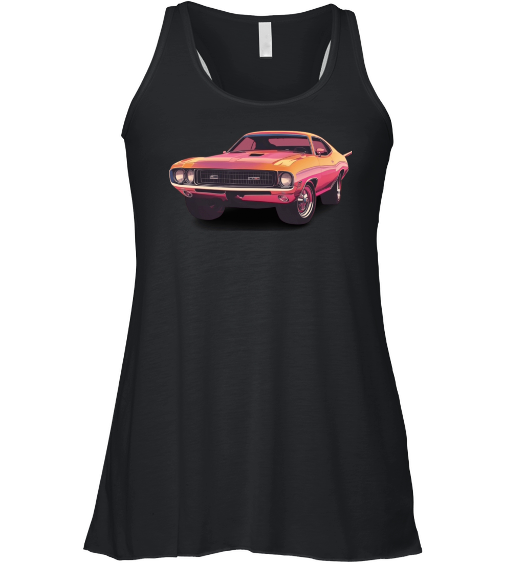 Vintage muscle car Women's Flowy Tank Top