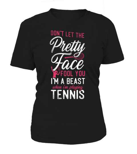 Funny Tennis Player Racket Girl Women's T-Shirt