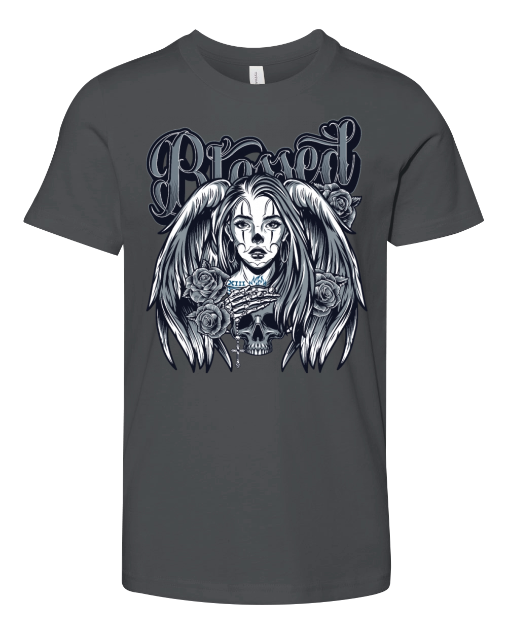 Blessed Chicano Vintage Design Youth Unisex Jersey Tee