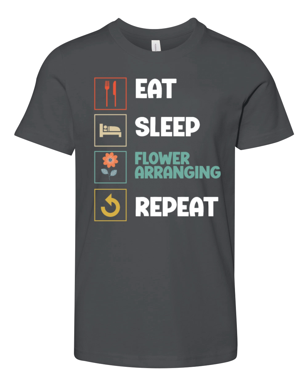 Florist Floral Flower Floristry Youth Unisex Jersey Tee