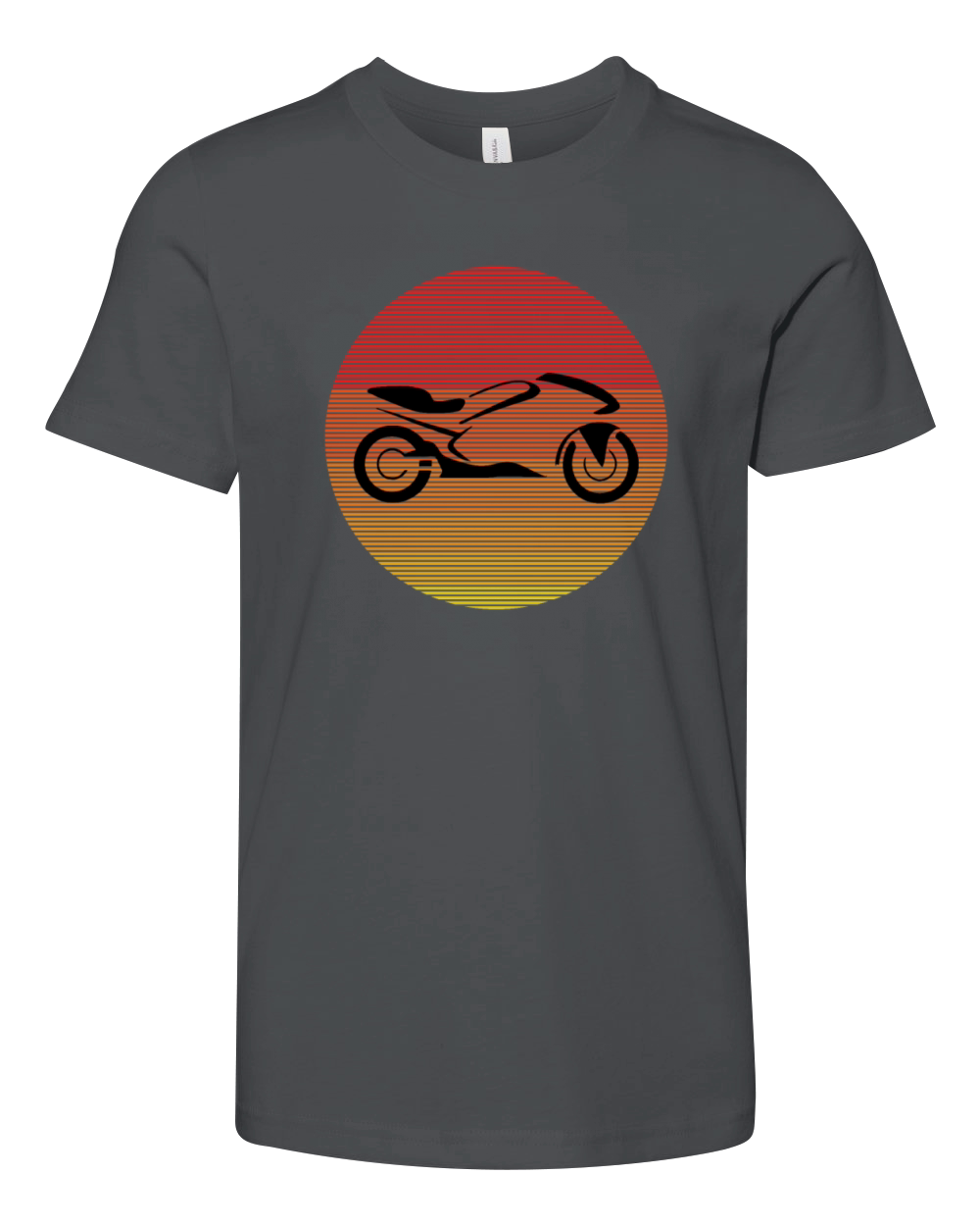 retro motorbike Youth Unisex Jersey Tee