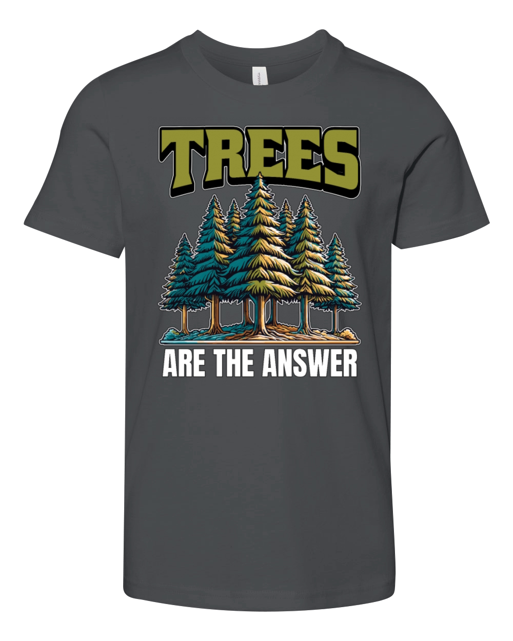 Tree Surgeon Trees Are The Answer Arboriculturist Youth Unisex Jersey Tee
