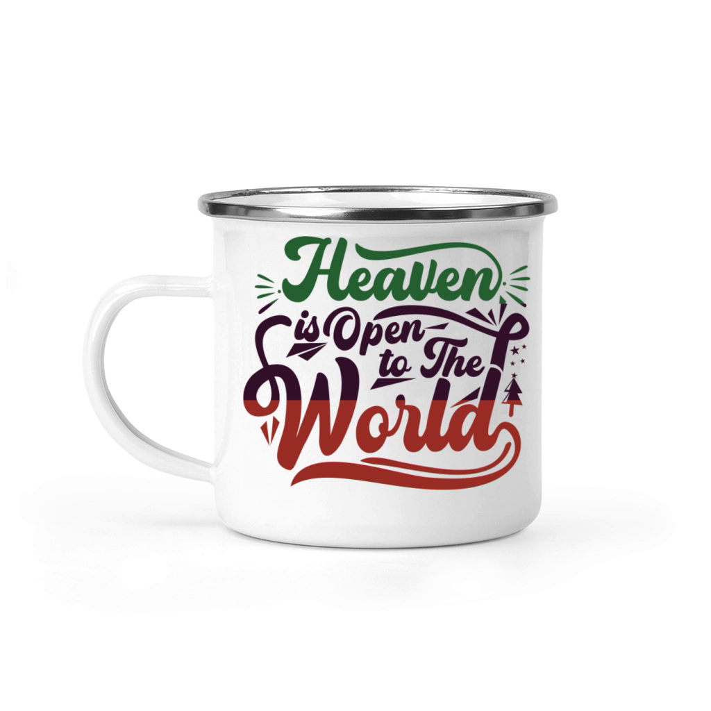 Heaven Is Open To The World Camping Mug