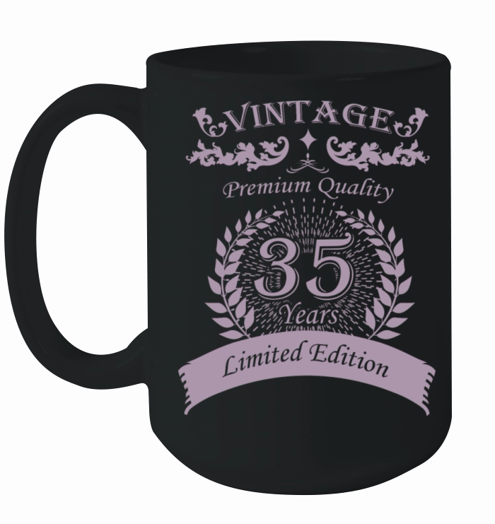 Vintage 35th Birthday Edition Ceramic Mug