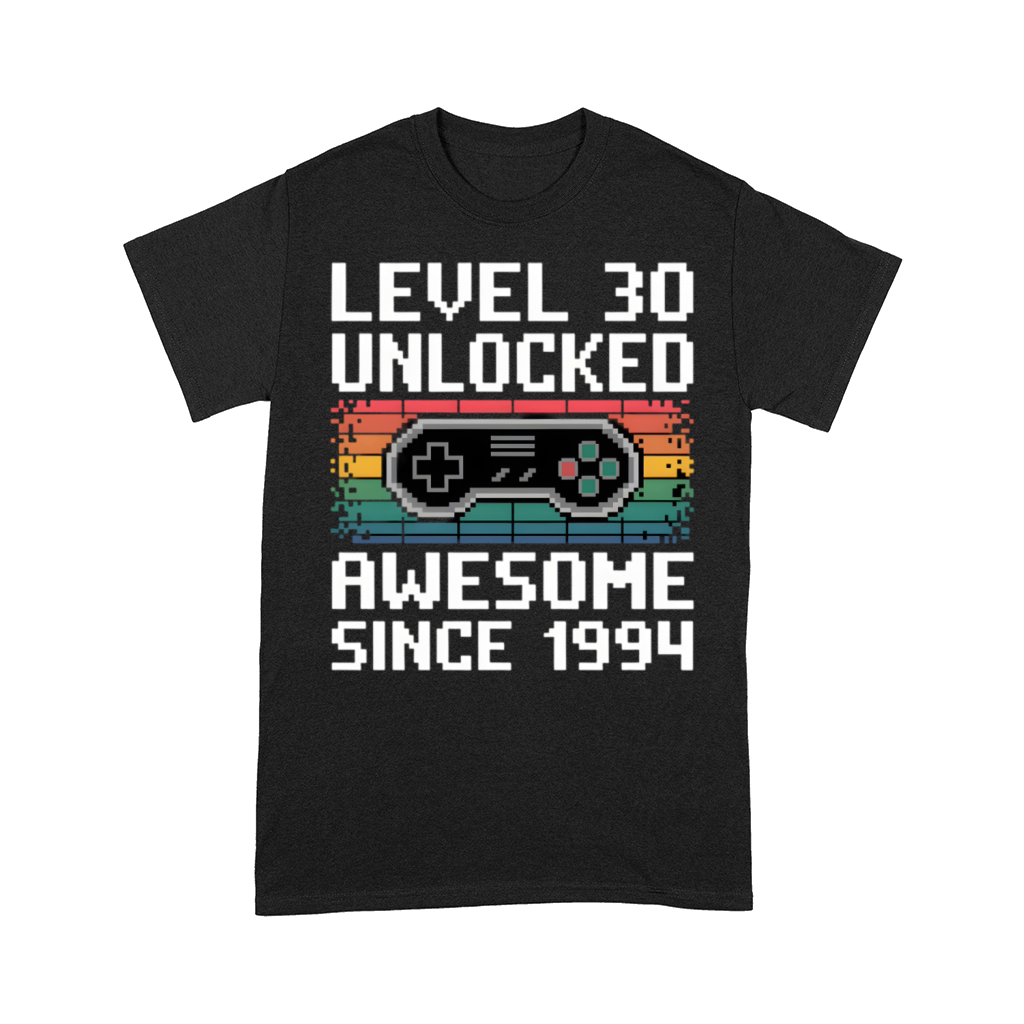 Level 30 Unlocked Awesome Since 1994 Retro Gaming Comfort T-shirt