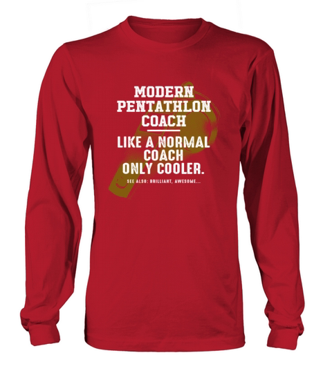 Modern Pentathlon Coach Like a Normal Coach Pentat Long sleeved Unisex