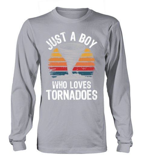 Tornado Chaser Vintage Sunset Storm Enthusiast Long sleeved Unisex