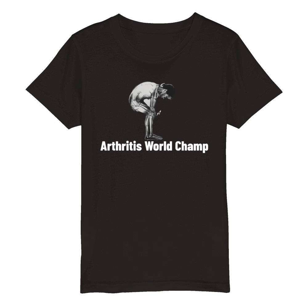 Arthritis World Champ Tee Organic Kids Crewneck T-shirt