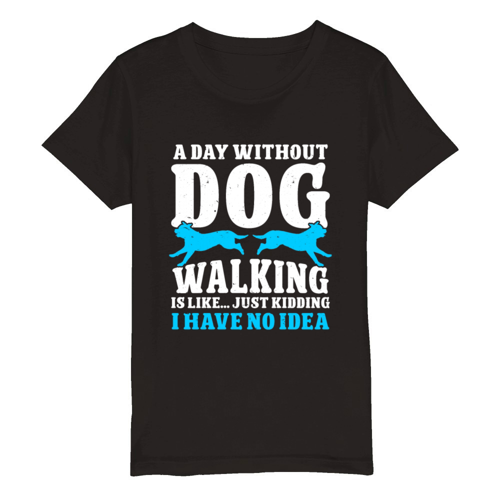 Dog Walker Professional Pet Sitter Dog Walking Organic Kids Crewneck T-shirt