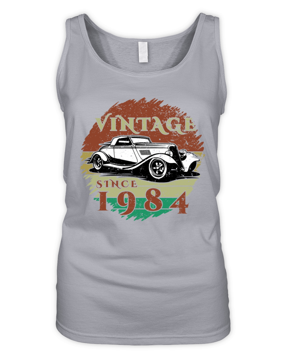 40th birthday Classic Car - Vintage since 1984 Organic Women's Tank Top