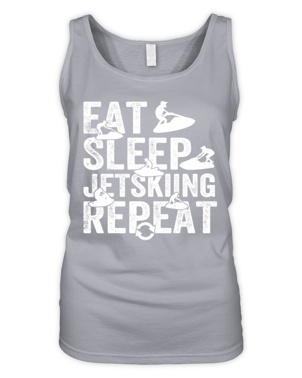 Funny Jetski Racing - Eat Sleep Jet skiing Repeat Organic Women's Tank Top