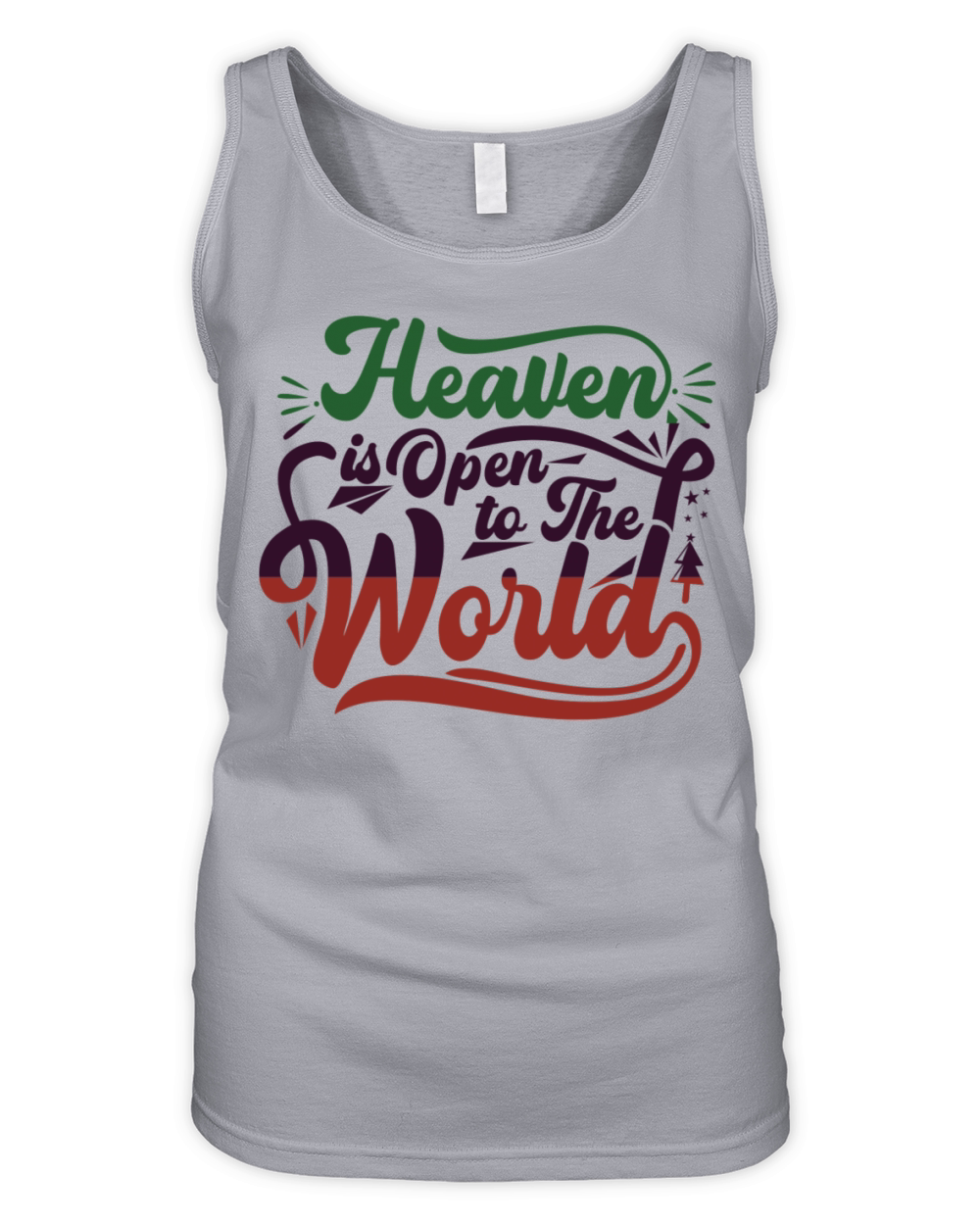 Heaven Is Open To The World Organic Women's Tank Top