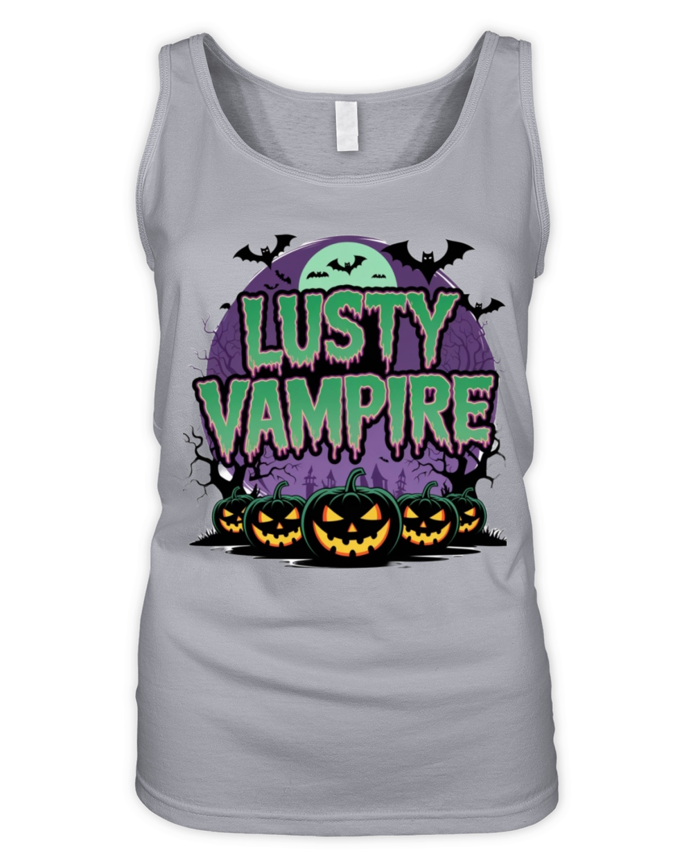 lusty vampire halloween Organic Women's Tank Top
