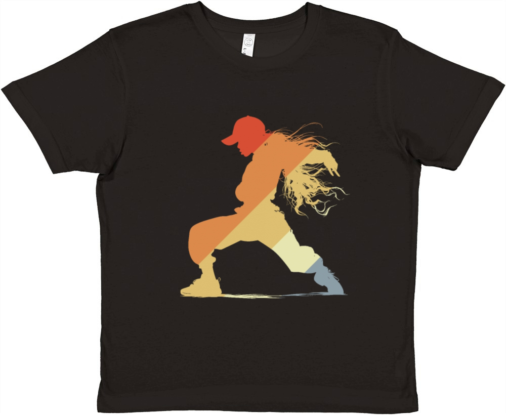 Vintage B-Girl Premium Kids Crewneck T-shirt