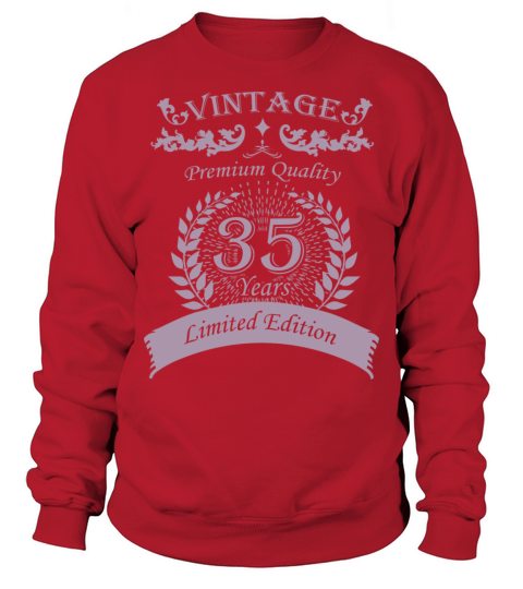 Vintage 35th Birthday Edition Sweatshirt Unisex