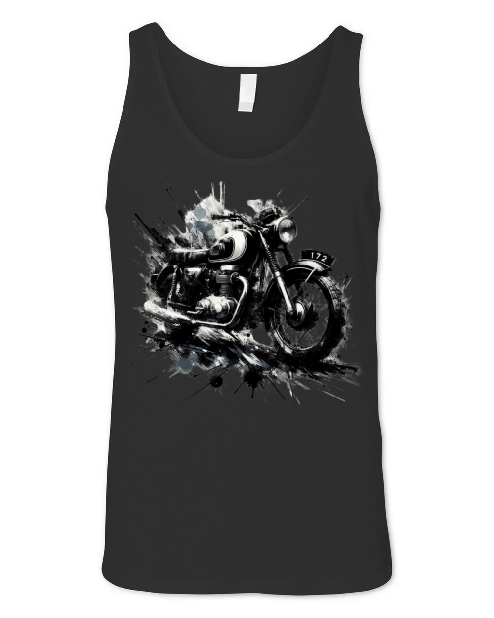 Classic Motorcycle Art Unisex Jersey Tank