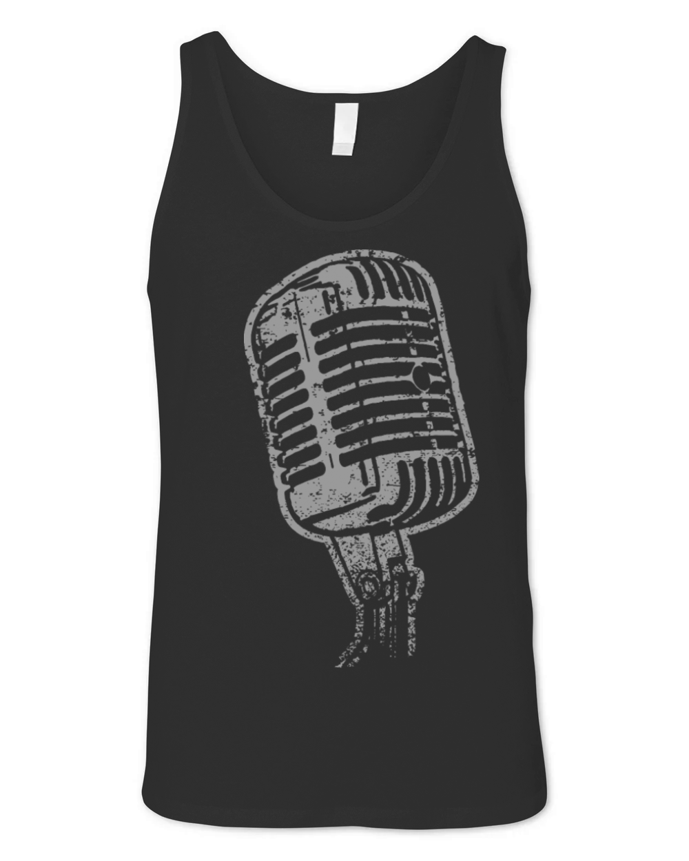 hip hop microphone Unisex Jersey Tank
