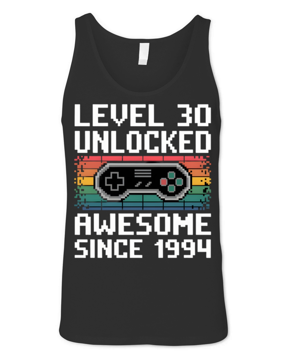 Level 30 Unlocked Awesome Since 1994 Retro Gaming Unisex Jersey Tank