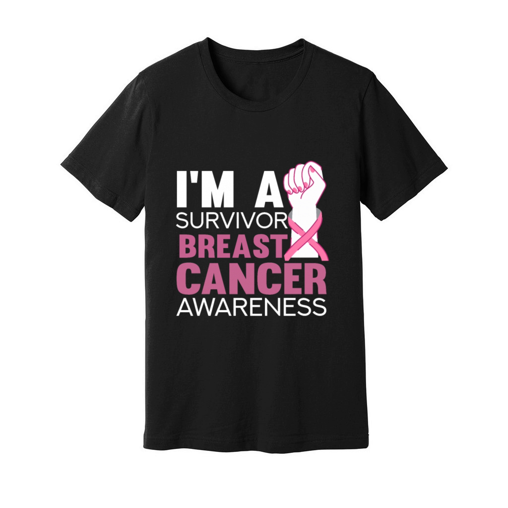 Breast Cancer Awareness Month In October pink Unisex Jersey Tee