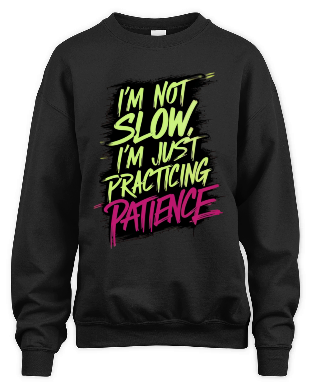 Funny quote Graffiti style Unisex Premium Crewneck Sweatshirt