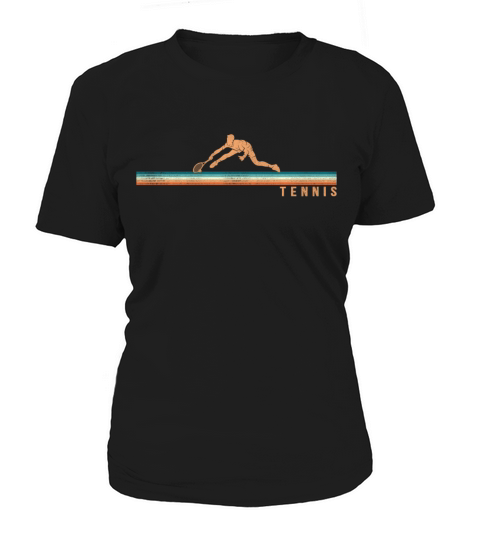 Funny Tennis Player Racket Retro Women's T-Shirt