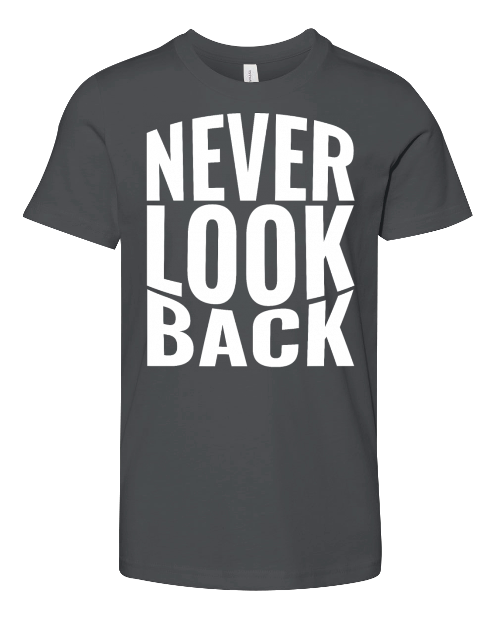 Never look back Youth Unisex Jersey Tee