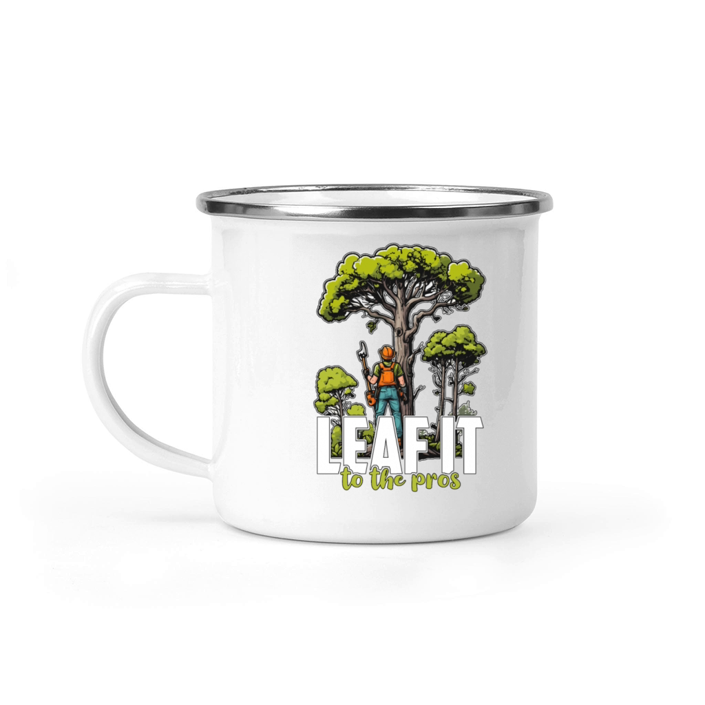 Arborist Leaf It To The Tree Trimmer Arborists Camping Mug