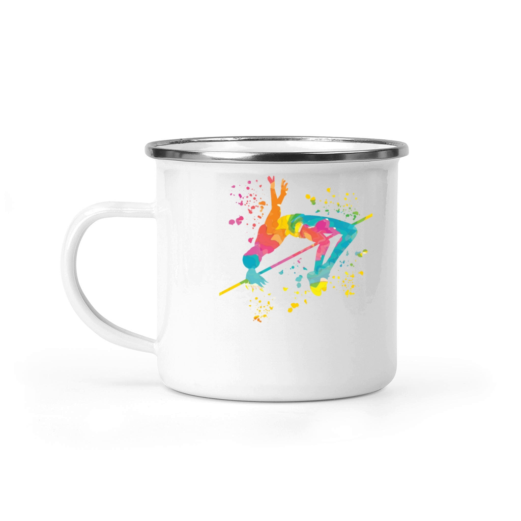 High Jumper High Jumping High Jump Camping Mug
