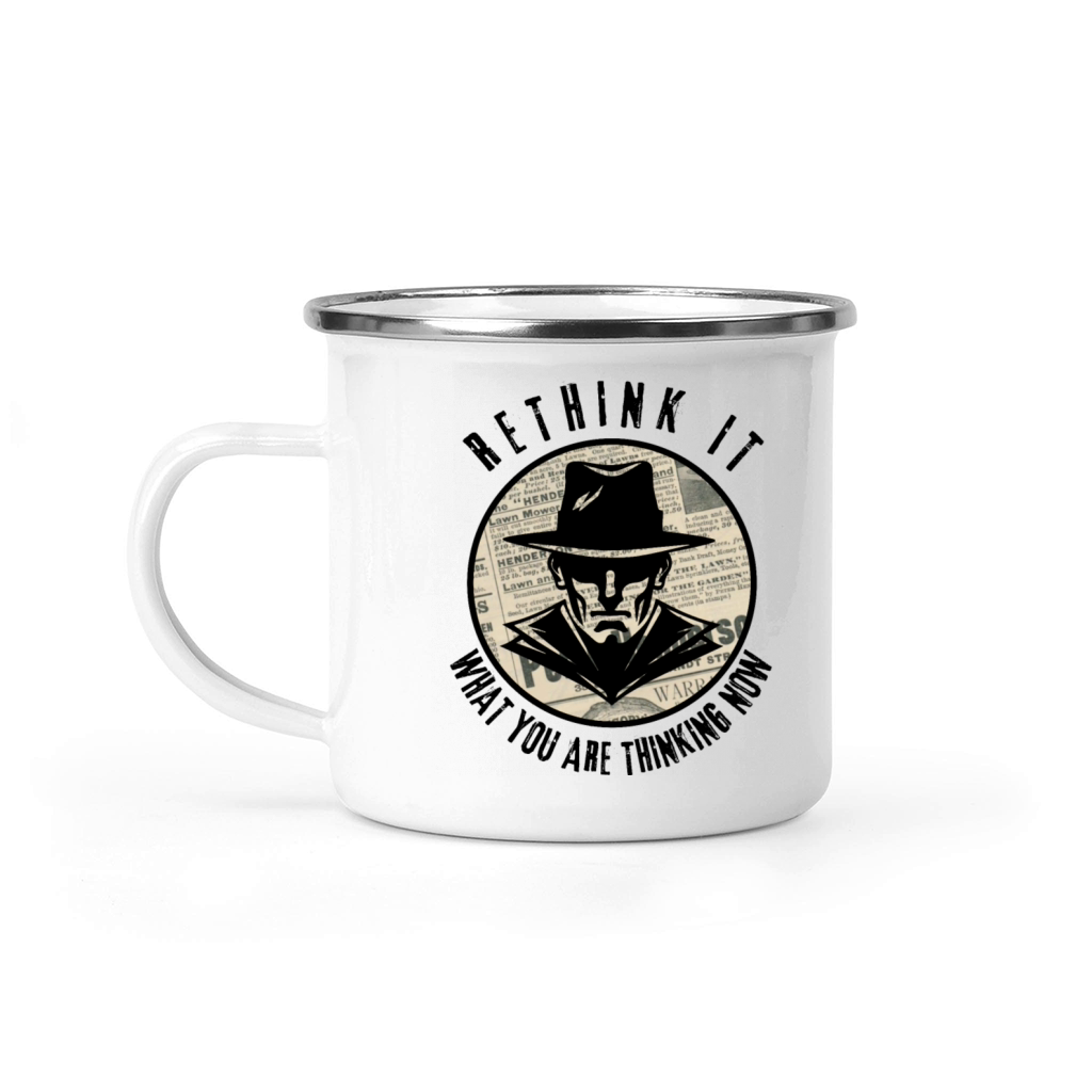 Rethink Your Style Graphic Camping Mug