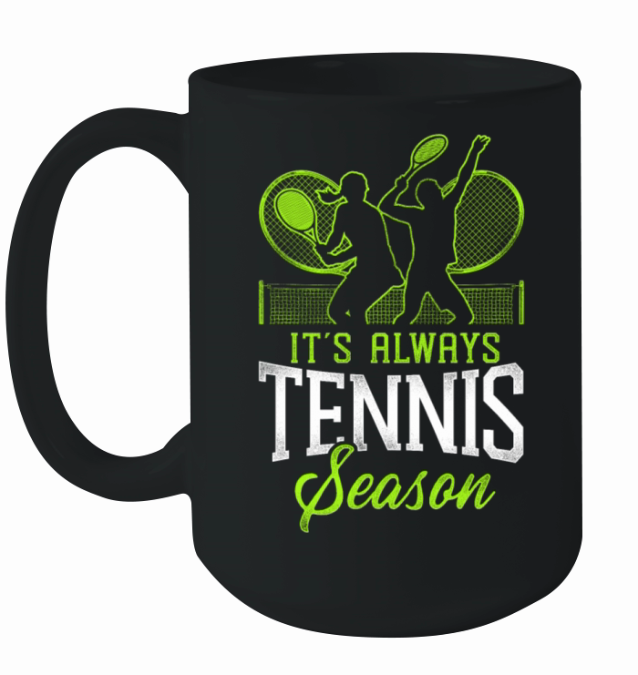 Funny Tennis Player Racket Its Ceramic Mug
