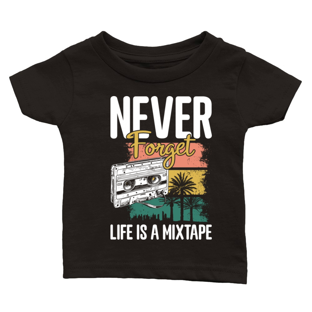 Music Cassette l Old Year Classic Baby Crewneck T-shirt