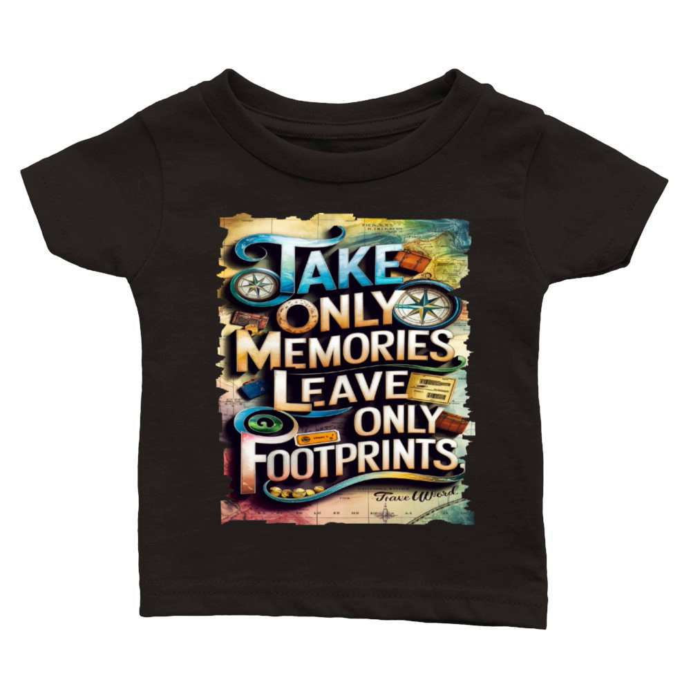 Travel Quote to get inspired N10 Classic Baby Crewneck T-shirt