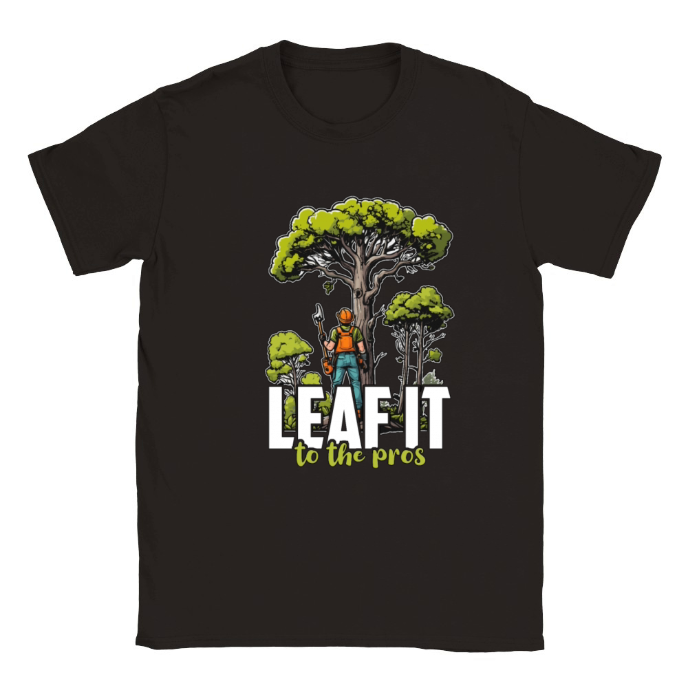 Arborist Leaf It To The Tree Trimmer Arborists Classic Kids Crewneck T-shirt